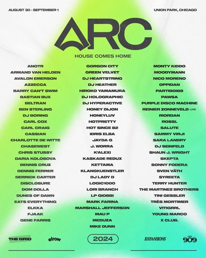ARC Music Festival Lineup 2024