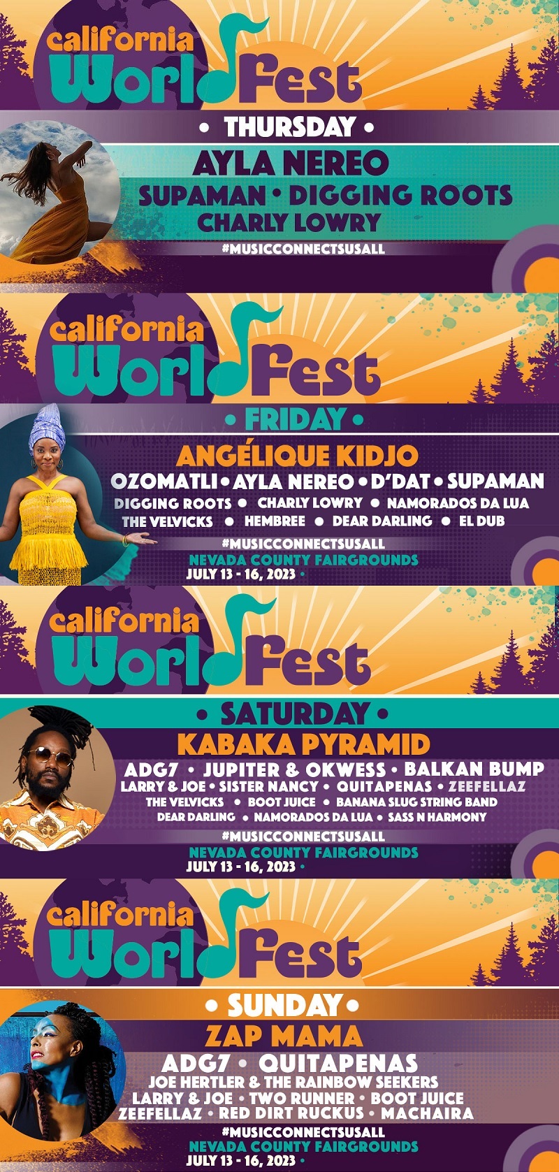 California WorldFest Lineup 2023