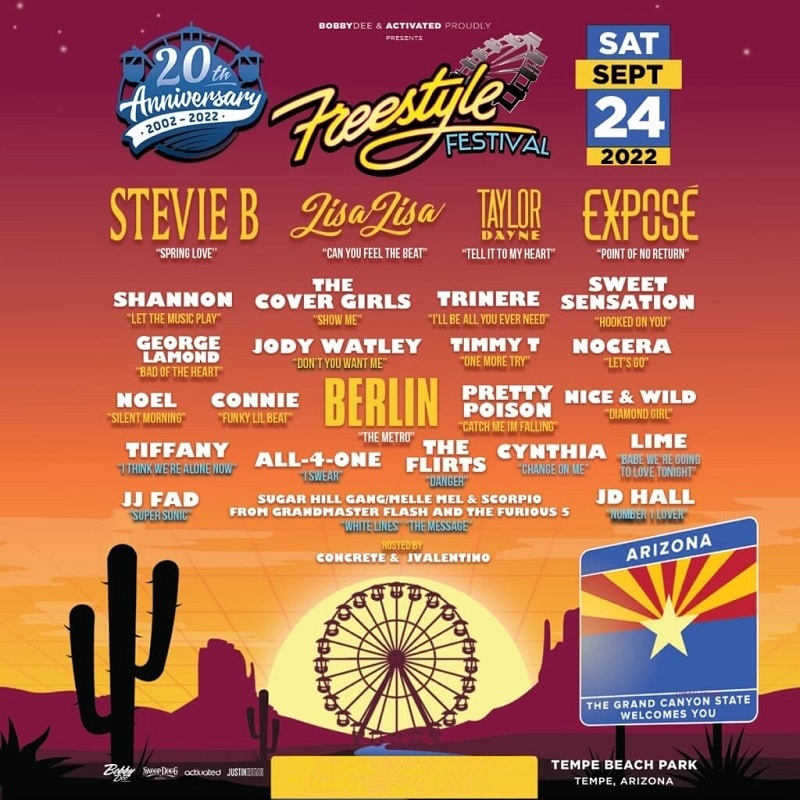 Freestyle Fest Arizona Lineup 2022