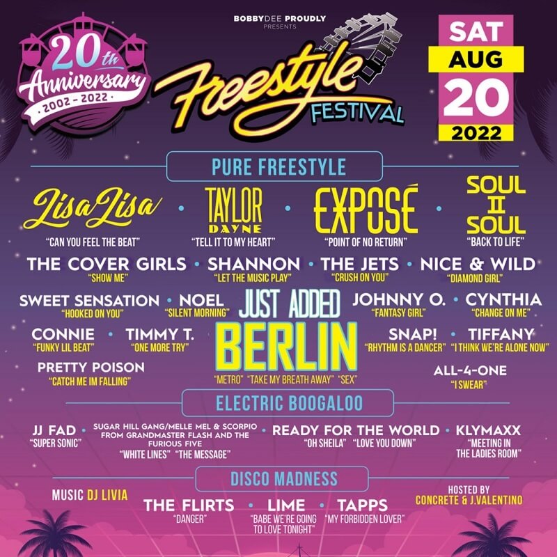 Freestyle Festival Lineup 2022