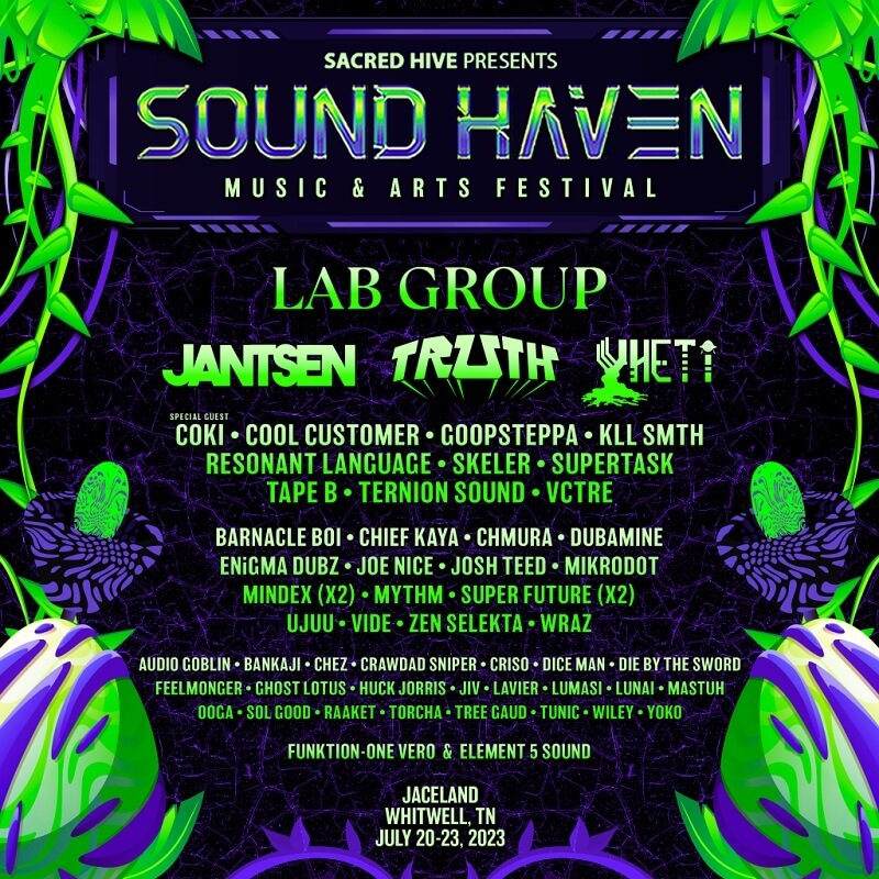 Sound Haven Festival Lineup 2023