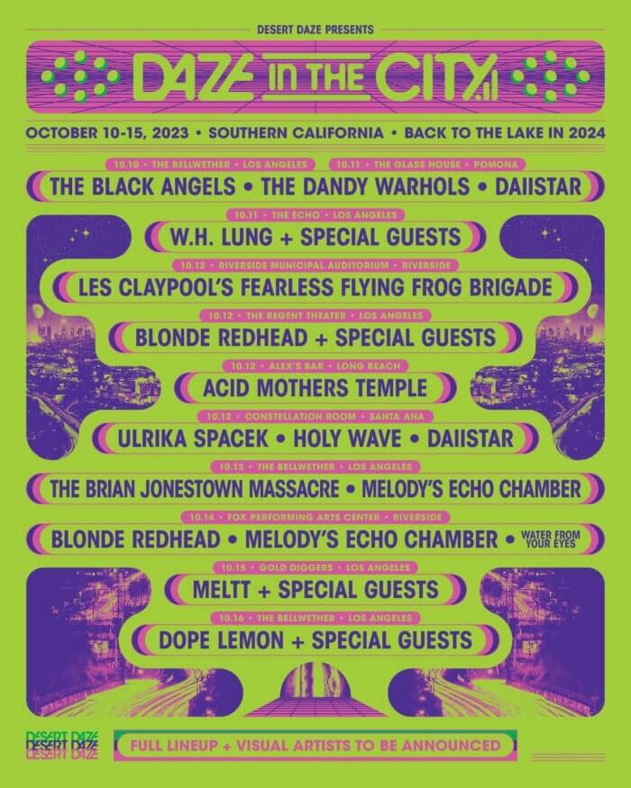 Desert Daze Lineup 2023