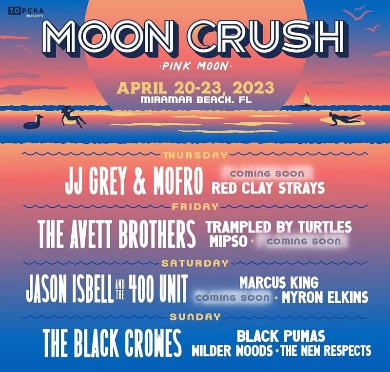Moon Crush Pink: Moon Lineup 2023