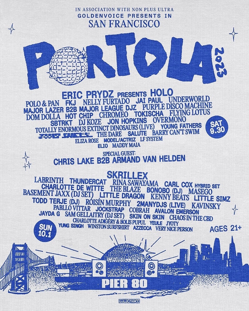 Portola Music Festival Lineup 2023