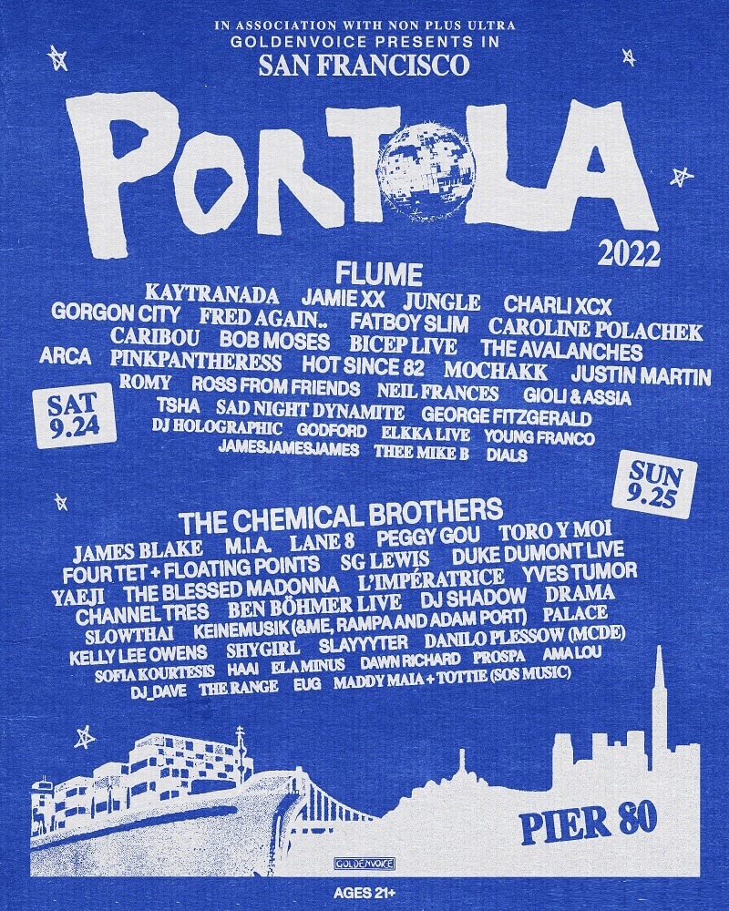 Portola Music Festival Lineup 2022
