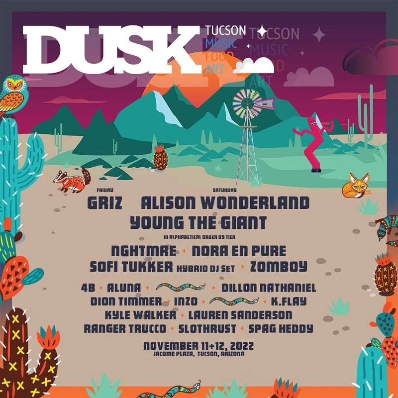 Dusk Music Festival Lineup 2022