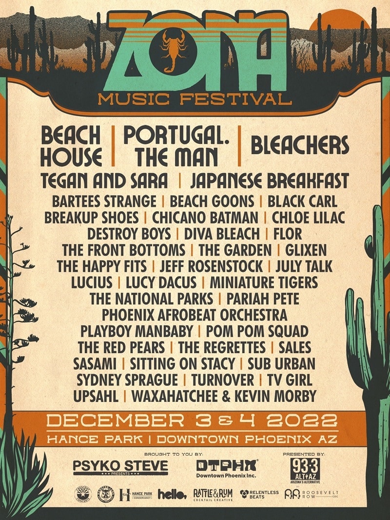 ZONA Music Festival Lineup 2022