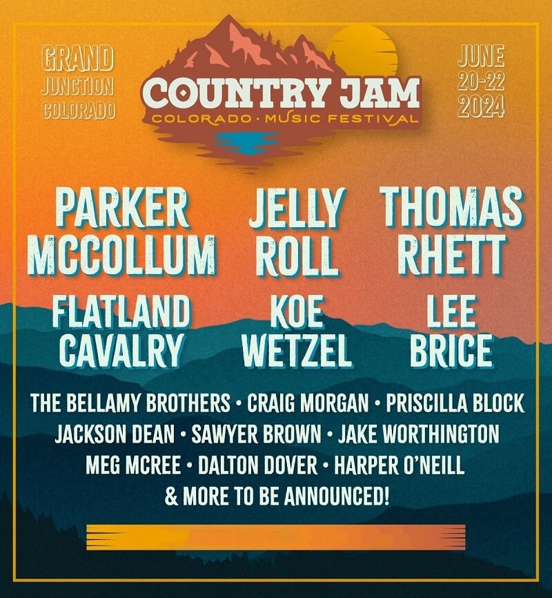 Country Jam Colorado 2024 Lineup