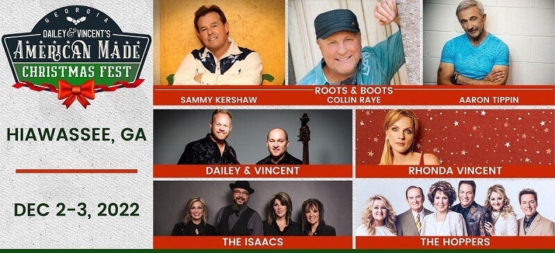 Dailey and Vincent's Christmasfest Lineup 2022