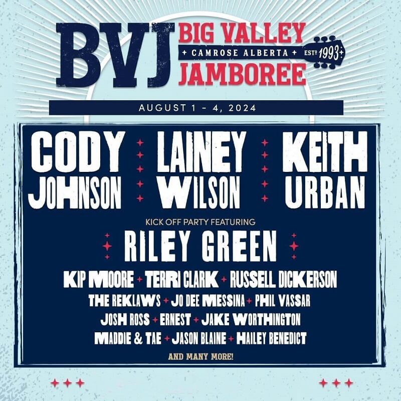 Big Valley Jamboree 2024 Lineup