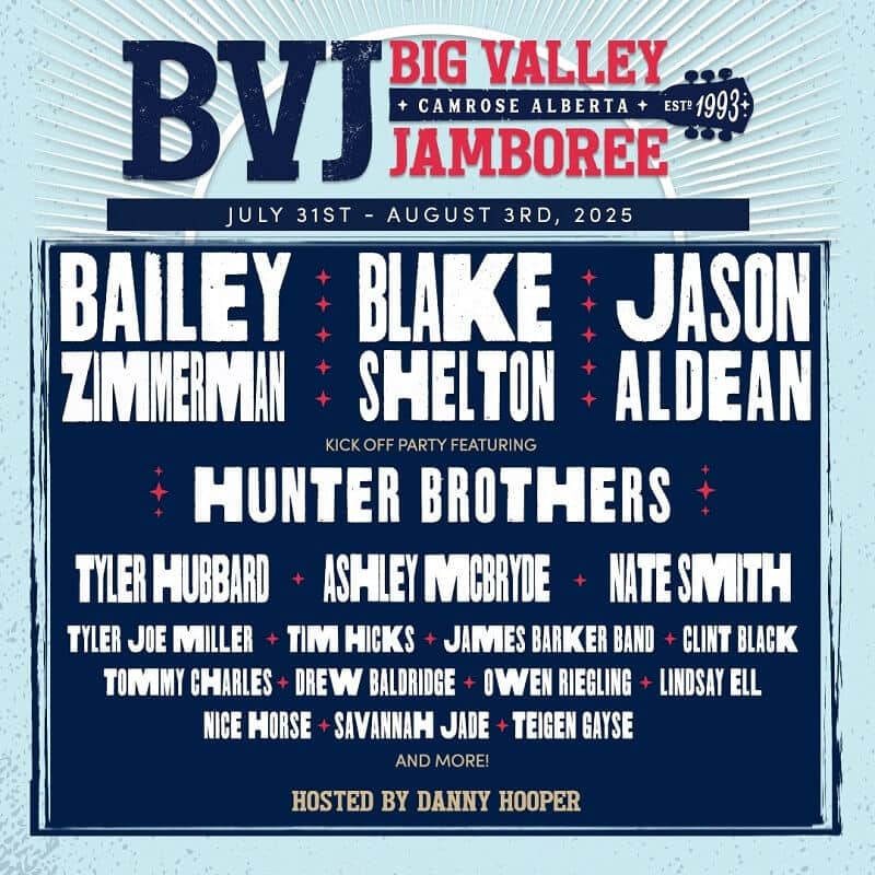 Big Valley Jamboree Lineup 2025