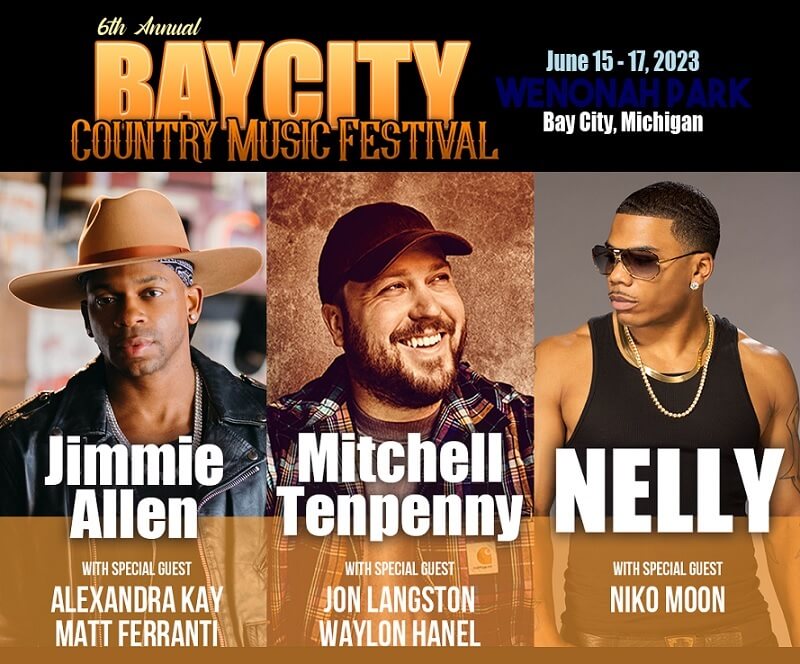 Bay City Country Music Festival Lineup 2023