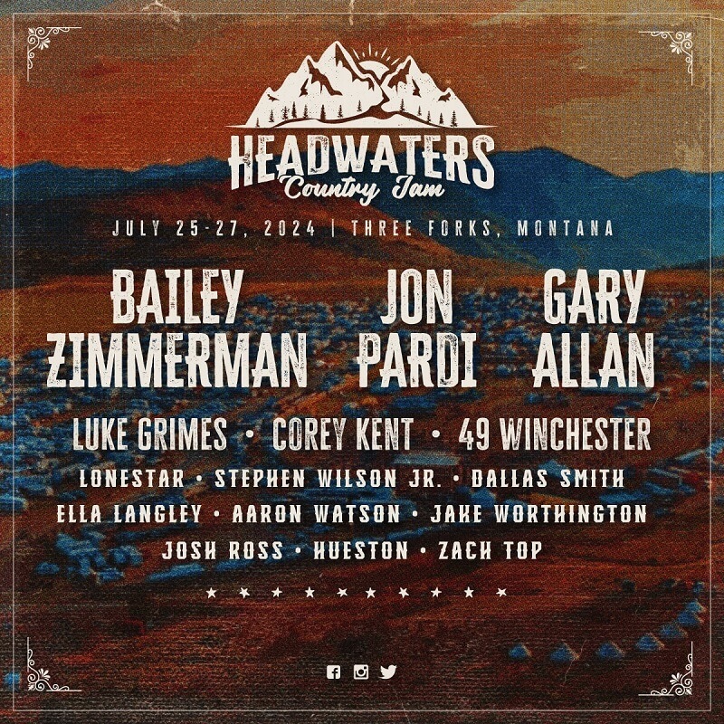 Headwaters Country Music Festival 2024 Lineup