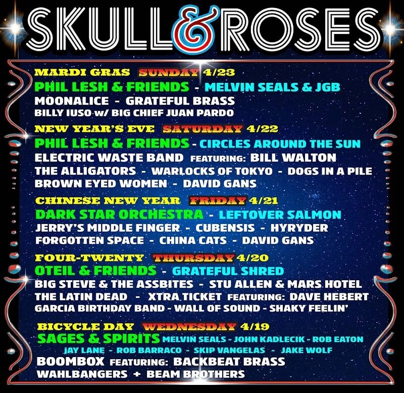 Skull & Roses Festival Lineup 2023