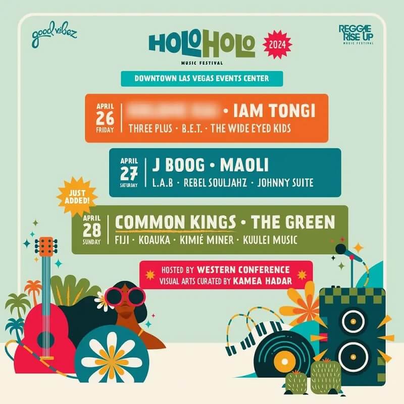 Holo Holo Music Festival 2024 Lineup
