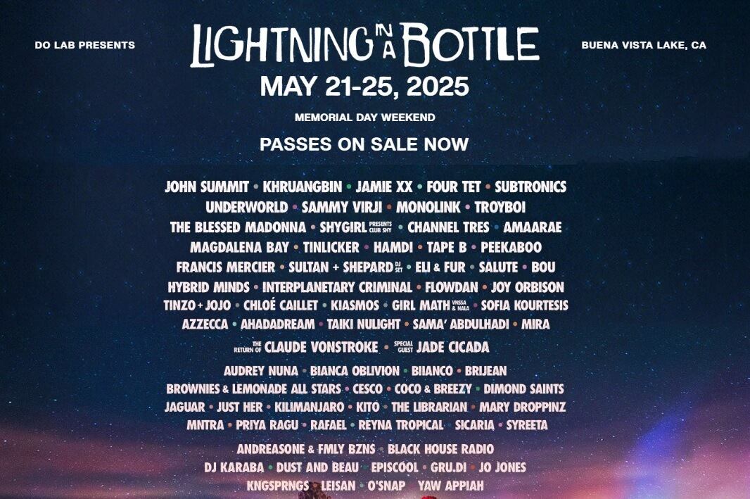 Lightning In A Bottle Festival Lineup