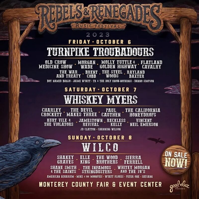 Rebels and Renegades Music Festival Lineup 2023