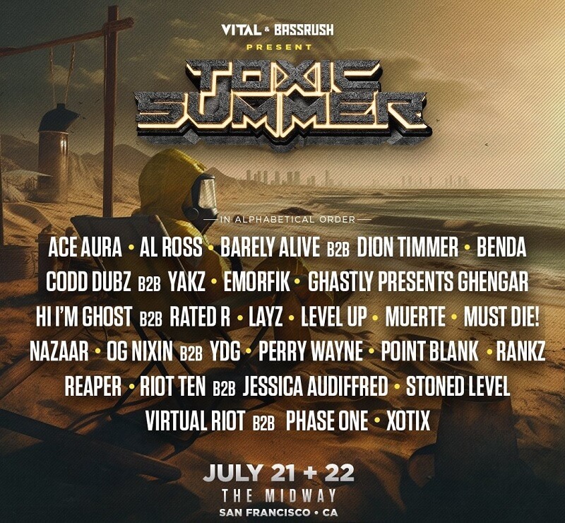 Toxic Summer Lineup 2023