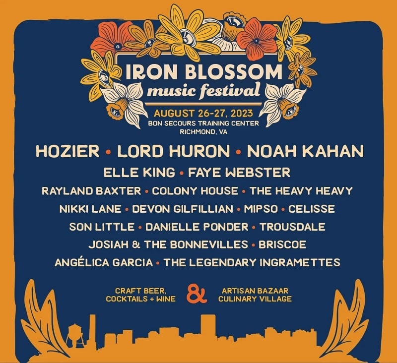 Iron Blossom Music Festival Lineup 2023