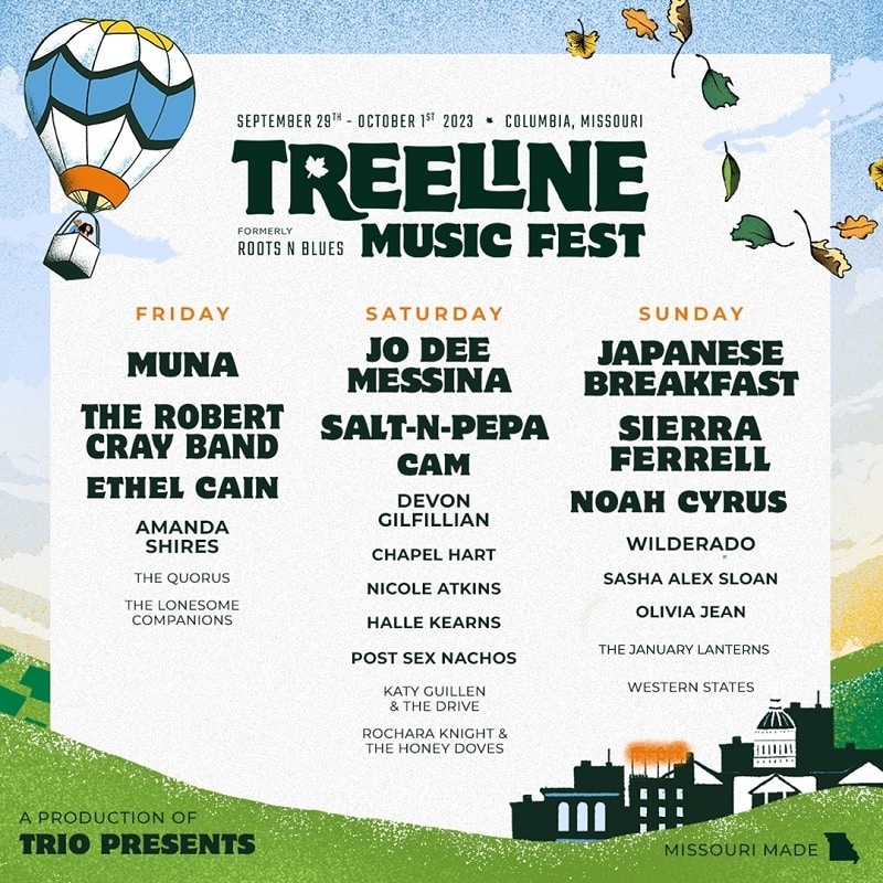 Treeline Music Fest Lineup 2023
