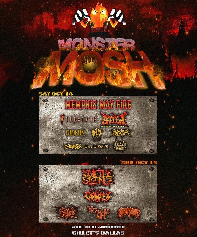 Monster Mosh Music Festival Lineup 2023