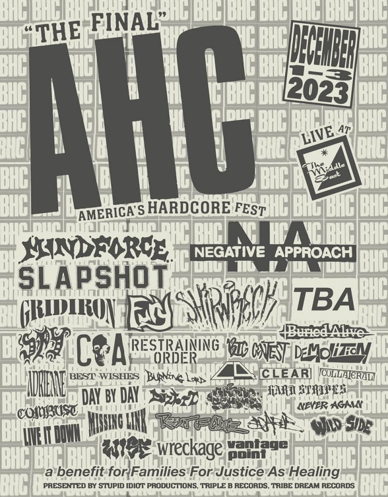 America's Hardcore Fest Lineup