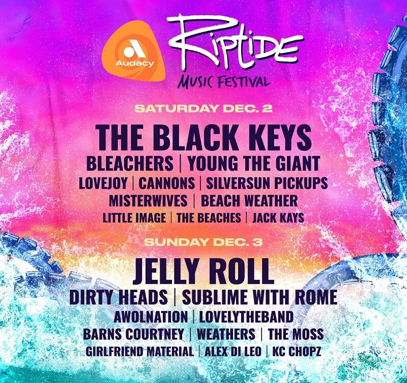 Riptide Music Festival Lineup