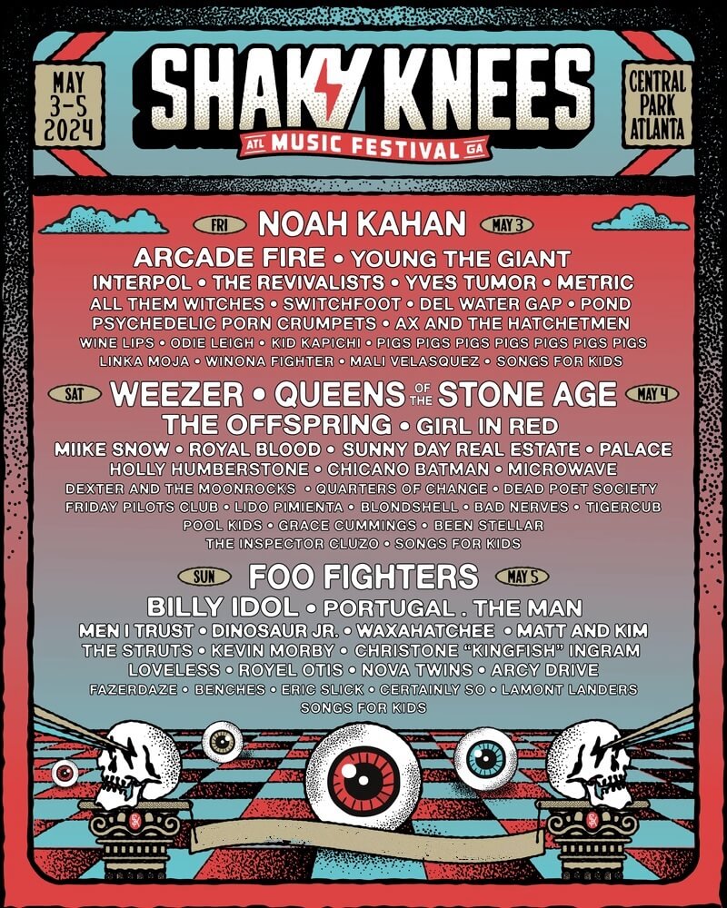 Shaky Knees Music Festival 2024 Lineup