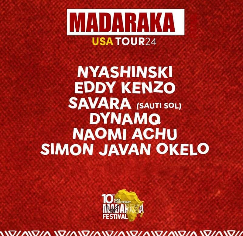 Madaraka Festival Lineup 2024