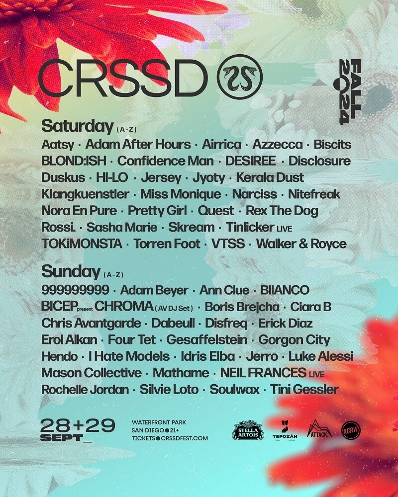 CRSSD Festival 2024 Lineup