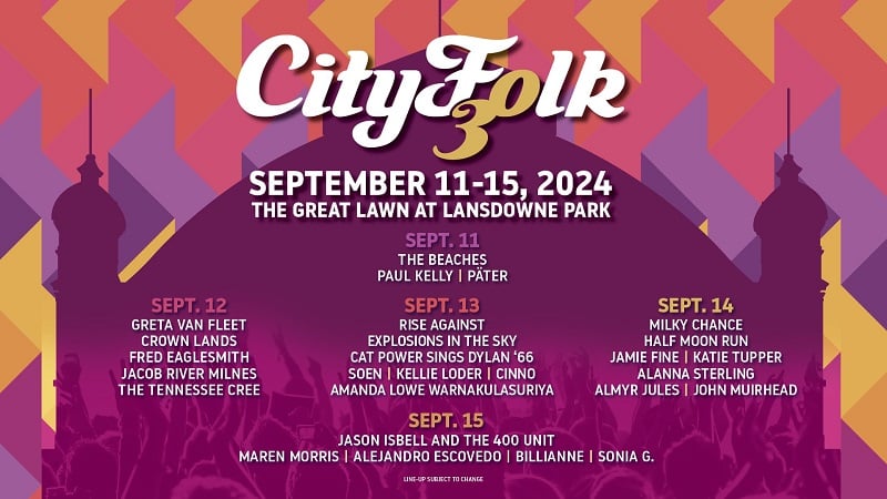 City Folk Music Festival 2024 Lineup