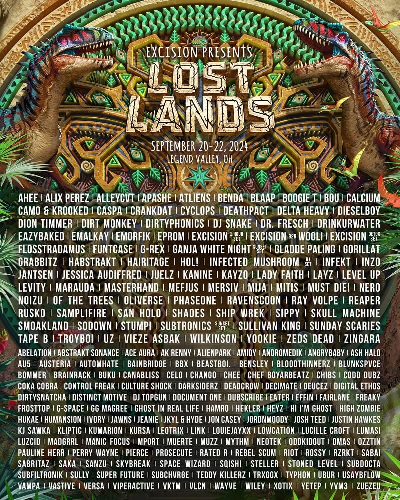 Lost Lands Festival 2024 Lineup