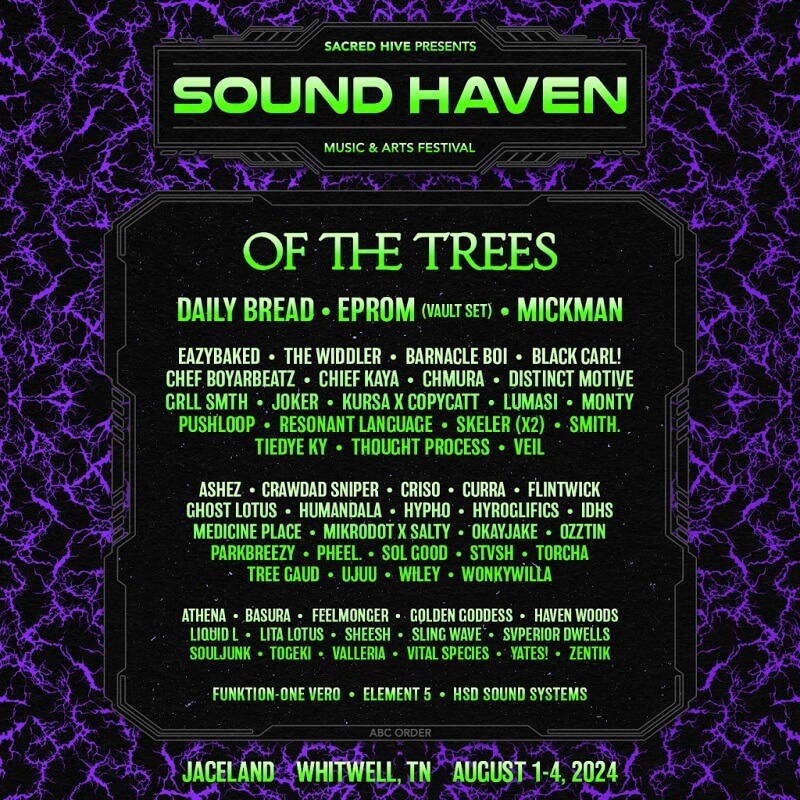 Sound Haven Festival 2024 Lineup